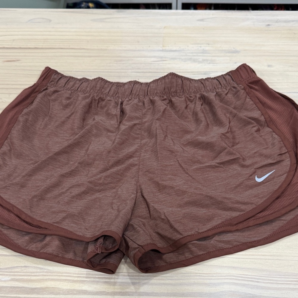 Nike Womens Rust Athletic Running Shorts
